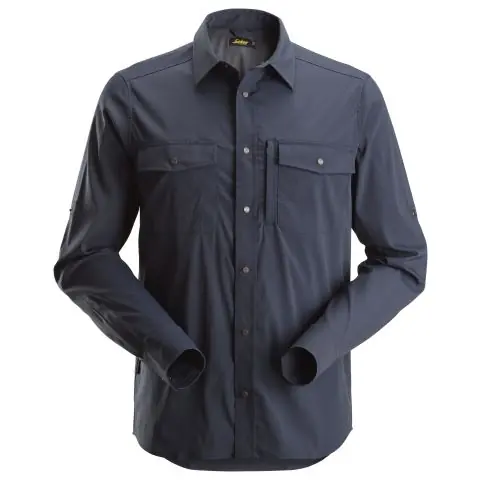 Snickers Workwear 8521 LiteWork Skjorta Snabb leverans